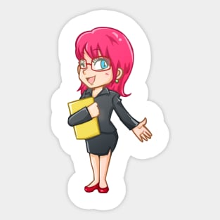 Hr girl Sticker